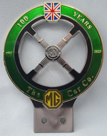 Grille Badge MG Car Club 100 jaar 1923 - 2023 beschikbaar voor biedingen