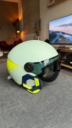 Skihelm kind met geïntegreerde skibril, 140 tot 160 cm, Overige typen, Zo goed als nieuw, Ophalen