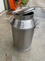 RVS Melkbus / Emmer - 30 Liter, Huis en Inrichting, Emmers, Ophalen of Verzenden, Gebruikt, RVS, Met deksel