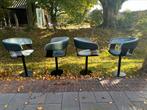 Set vintage bioscoop stoelen, Ophalen, Metaal, Vier, Gijpsvintage