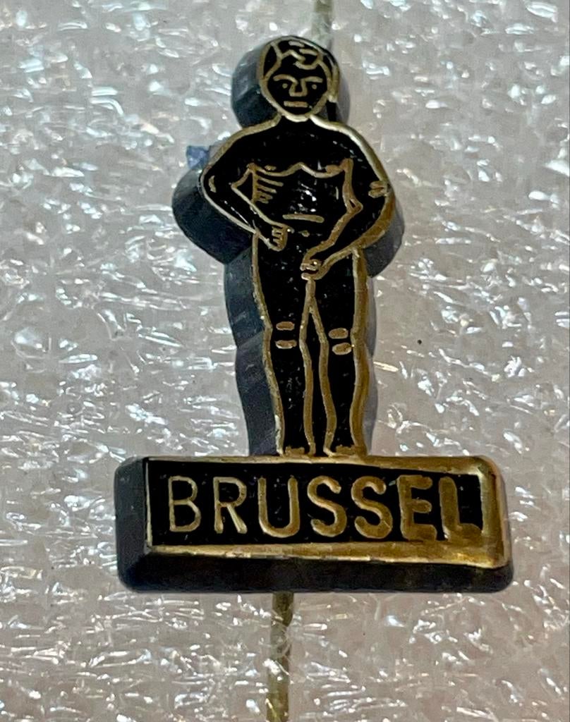 Manneken Pis Brussel Speldje, Verzamelen, Speldjes, Pins en Buttons, Ophalen of Verzenden, Gebruikt, Stad of Land, Speldje of Pin