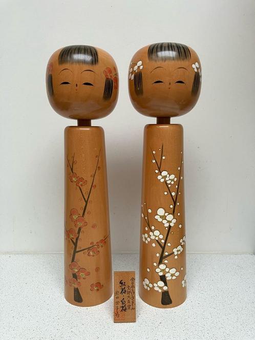 prachtige set Grote Sosaku Kokeshi door Eiko Shibata, Antiek en Kunst, Kunst | Niet-Westerse kunst, Ophalen of Verzenden