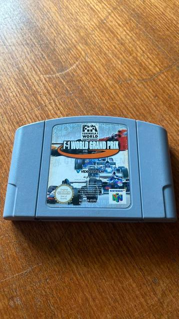 Nintendo 64 spel: F-1 world grand prix beschikbaar voor biedingen