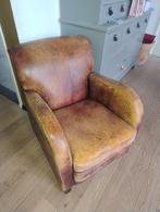 Schaap leren fauteuils, Ophalen, Gebruikt, 50 tot 75 cm, Leer