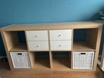 Kallax kast 8 vakken, Ophalen, Gebruikt, 50 tot 100 cm, Met lade(s)