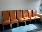 Eetkamerstoelen - vergaderstoelen 6 stuks, Ophalen, Gebruikt, Bruin, Vijf, Zes of meer stoelen
