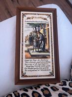 Set van 2 vintage beroepentegels Jan Luyken, Antiek en Kunst, Ophalen, Minder dan 50 cm, Minder dan 100 cm