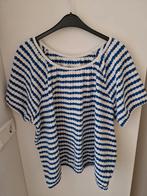 leuk gebreid top in mt 48-50, Blauw, Maat 46/48 (XL) of groter, Ophalen of Verzenden, Zo goed als nieuw