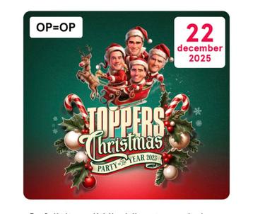 Online gratis 2e ticket Toppers party of the year 2025 beschikbaar voor biedingen