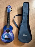 Ukelele Flight travel, z.g.a.n. met tas en leerboek, Ophalen of Verzenden, Zo goed als nieuw, Overige typen