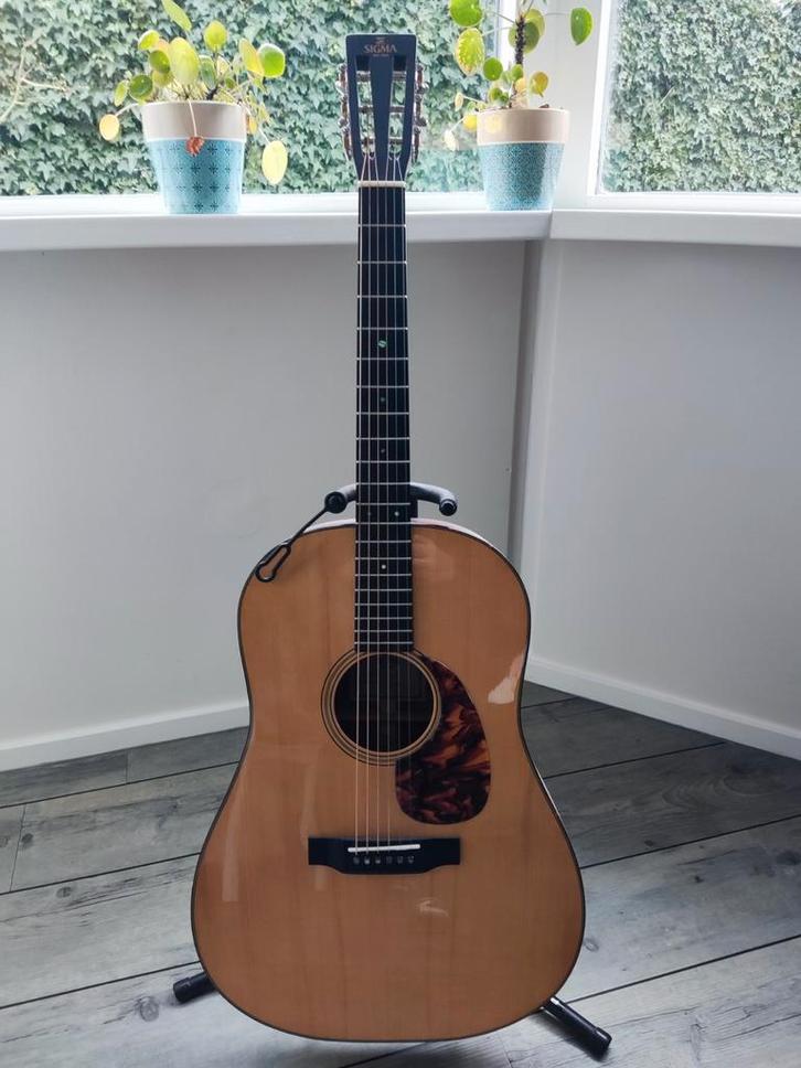 Sigma SDM-18S Dreadnought - Adirondack Top, Muziek en Instrumenten, Snaarinstrumenten | Gitaren | Akoestisch, Zo goed als nieuw