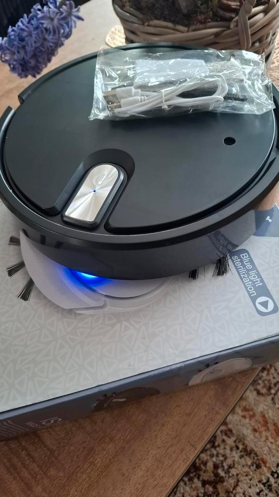 Robot Stofzuiger zwart, Witgoed en Apparatuur, Stofzuigers, Nieuw, Robotstofzuiger, Ophalen of Verzenden