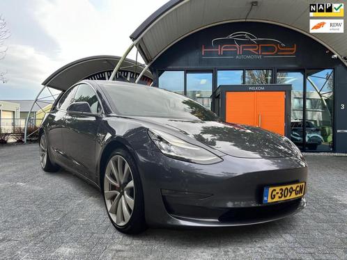 Tesla Model 3 Performance AWD 85% SOH 1e EIG BTW Auto Rijkla, Auto's, Tesla, Bedrijf, Te koop, Model 3, 4x4, ABS, Airbags, Airconditioning