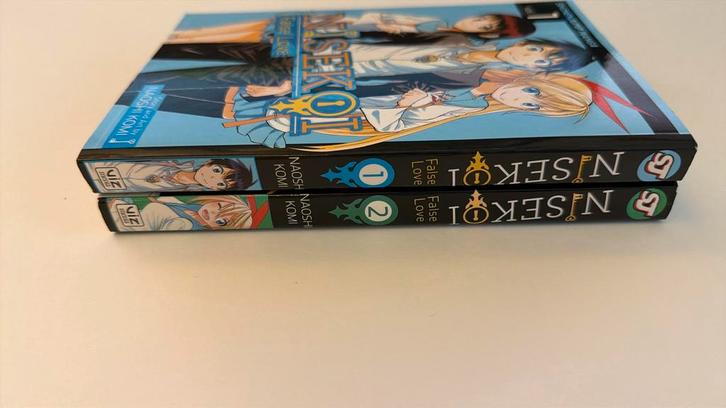 Nisekoi False Love manga – Volume 1 & 2 |, Boeken, Strips | Comics, Zo goed als nieuw, Meerdere comics, Japan (Manga), Verzenden