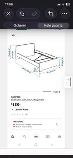 Eenpersoonsbed, Ophalen, 90 cm, Eenpersoons, Zo goed als nieuw