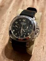 Panerai Luminor Daylight Chronograaf Herenhorloge, Gebruikt, Staal, Polshorloge, Kunststof