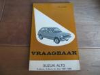 Vraagbaak Suzuki Alto 1981 -1985 zeer mooi!, Ophalen of Verzenden