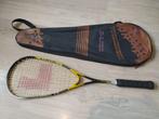 Capital oliver squashracket met hoes, Racket, Gebruikt, Ophalen of Verzenden, Met hoes