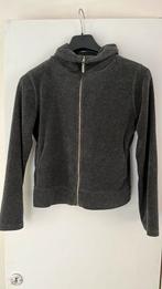 Turnover badstof vest, maat L donkergrijs, Maat 38/40 (M), Grijs, Gedragen, Turnover