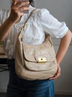Coach Kristin hobo schoudertas van leer, Ophalen of Verzenden, Gebruikt, Beige, Schoudertasje