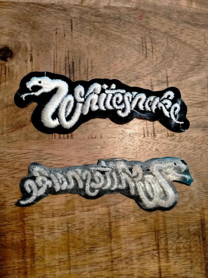 Whitesnake vintage band muziek patch metal hardrock logo, Verzamelen, Muziek, Artiesten en Beroemdheden, Nieuw, Kleding, Ophalen of Verzenden