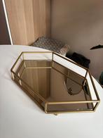 Decoratieve Goud Zeshoek Metaal Dienblad, Ophalen, Overige vormen, Metaal