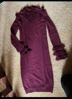 REINDERS Marie ruffle dress Bordeaux rood mt. S Zga nieuw, Kleding | Dames, Jurken, Reinders, Ophalen of Verzenden, Zo goed als nieuw