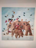 Groot 3D schilderij op doek 120x120, Ophalen