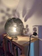 Zwarte bloemen lamp glas, Ophalen of Verzenden, Zo goed als nieuw, Glas, Minder dan 50 cm