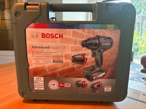 Bosch Advanced Impact 18 schroef / Klop / boormachine, Doe-het-zelf en Verbouw, Gereedschap | Boormachines, Boor- en Schroefmachine