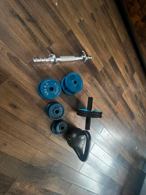 Gewichtenset, Sport en Fitness, Fitnessmaterialen, Gebruikt, Kettlebell, Ophalen