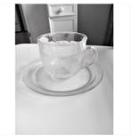 retro arcoroc france duralex glazen kop en schotel, Ophalen of Verzenden