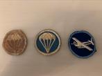 US ww2 paratrooper cap badges, Verzamelen, Embleem of Badge, Amerika, Overige soorten, Ophalen of Verzenden