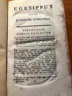 Egesippus van de Joodsche oorlogen eerste boek, Antiek en Kunst, Antiek | Boeken en Bijbels, Martinet, J.F. - Flavius, Ophalen of Verzenden