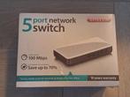 Nieuwe 5 poort netwerk switch, Computers en Software, Netwerk switches, Ophalen of Verzenden, Nieuw