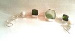 Armband met Peridoot Solar agaat, Verzenden, Nieuw, Met edelsteen, Groen