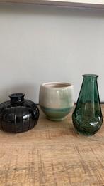 Vaasjes groentinten, Ophalen, Overige kleuren, Minder dan 50 cm, Glas