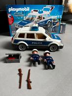 Playmobil politiewagen met doos, Complete set, Ophalen of Verzenden, Zo goed als nieuw