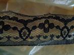 zwart retro kant nylon 3 cm breed p.p.m nr 128, Hobby en Vrije tijd, Naaien en Fournituren, Ophalen of Verzenden, Nieuw, Kant