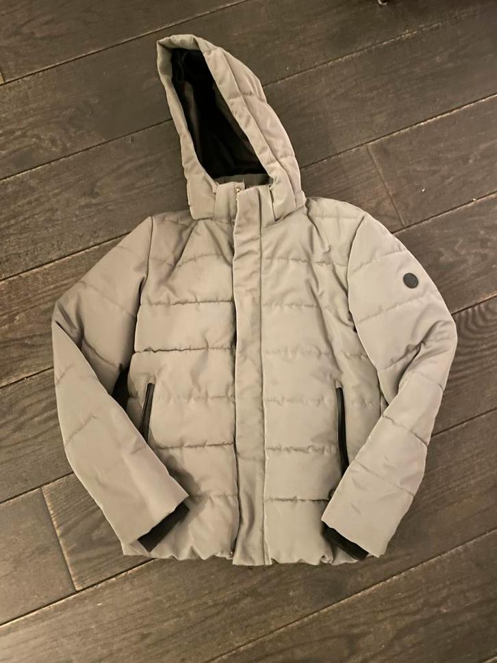 Lichtgroene Winterjas Heren - Only & Sons, Kleding | Heren, Jassen | Winter, Zo goed als nieuw, Maat 46 (S) of kleiner, Groen