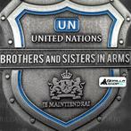 Coin Verenigde Naties, Ophalen, Landmacht, Nederland, Embleem of Badge