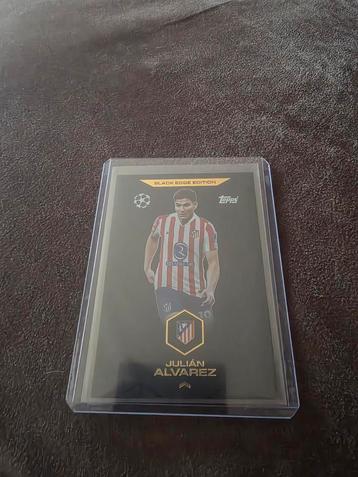 Topps match attax 25/26 Julián Álvarez black edge edition beschikbaar voor biedingen