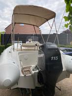 RIB AGA Marine 5,40 meter | Mercury 115 PK | PEGA trailer, Watersport en Boten, Airdeck, Gebruikt, 70 tot 120 pk, Benzine