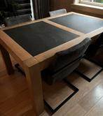 Houten Eettafel 160x 100 eiken, Huis en Inrichting, Ophalen, Gebruikt, 50 tot 100 cm, 150 tot 200 cm