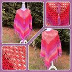 Feestdagtip! Mooi Gehaakte Poncho, HandMade BirdHouse, Ophalen of Verzenden, Nieuw, Rood