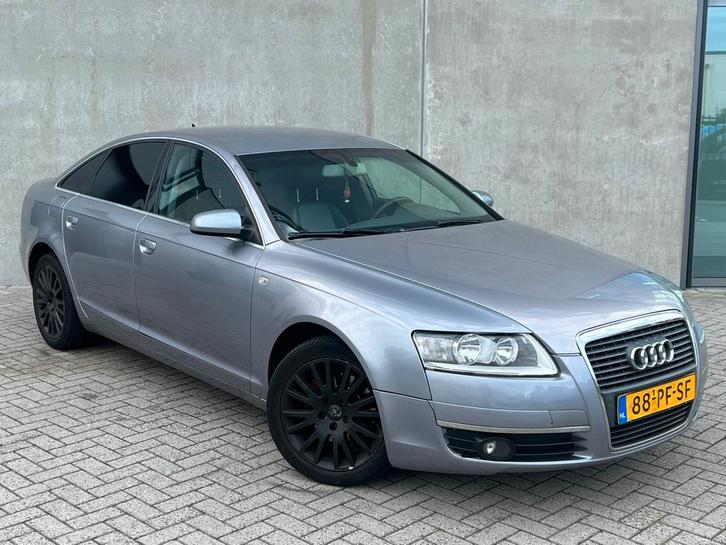 Grijze Audi A6 2.4 V6 Sedan 177PK Benzine/Leer/Airco/Navi!, Auto's, Audi, Bedrijf, A6, Aangepast voor mindervaliden, ABS, Adaptive Cruise Control