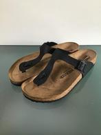 GRATIS VERZENDEN | BIRKENSTOCK Gizeh zwarte slippers 46, Slippers, Verzenden, Zwart, Nieuw