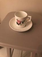 Vintage Kent China Kop en Schotel Rozenmotief Taylors Kent, Ophalen of Verzenden