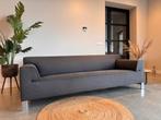 Leolux Pode Edith 3-zits bank - Donkergrijs als nieuw, Leolux pode, Driepersoons, 75 tot 100 cm, Zo goed als nieuw