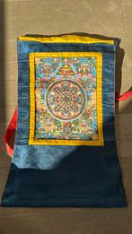 Originele Tibetaanse Thangka – met Mandala, Ophalen of Verzenden, Zo goed als nieuw